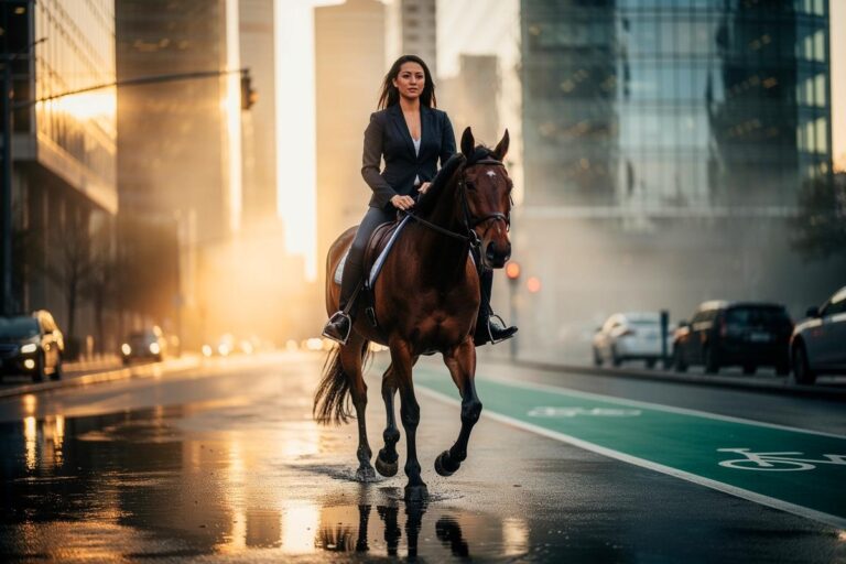 Ludzie zaczynają jeździć konno do pracy i to nagle etykieta miejska – eksperci lifestyle’owi tłumaczą, jak to wpływa na codzienne życie